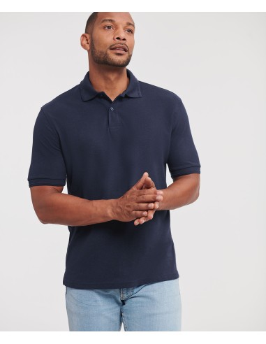 RUS-0R599M0-Hardwearing Polycotton Polo
